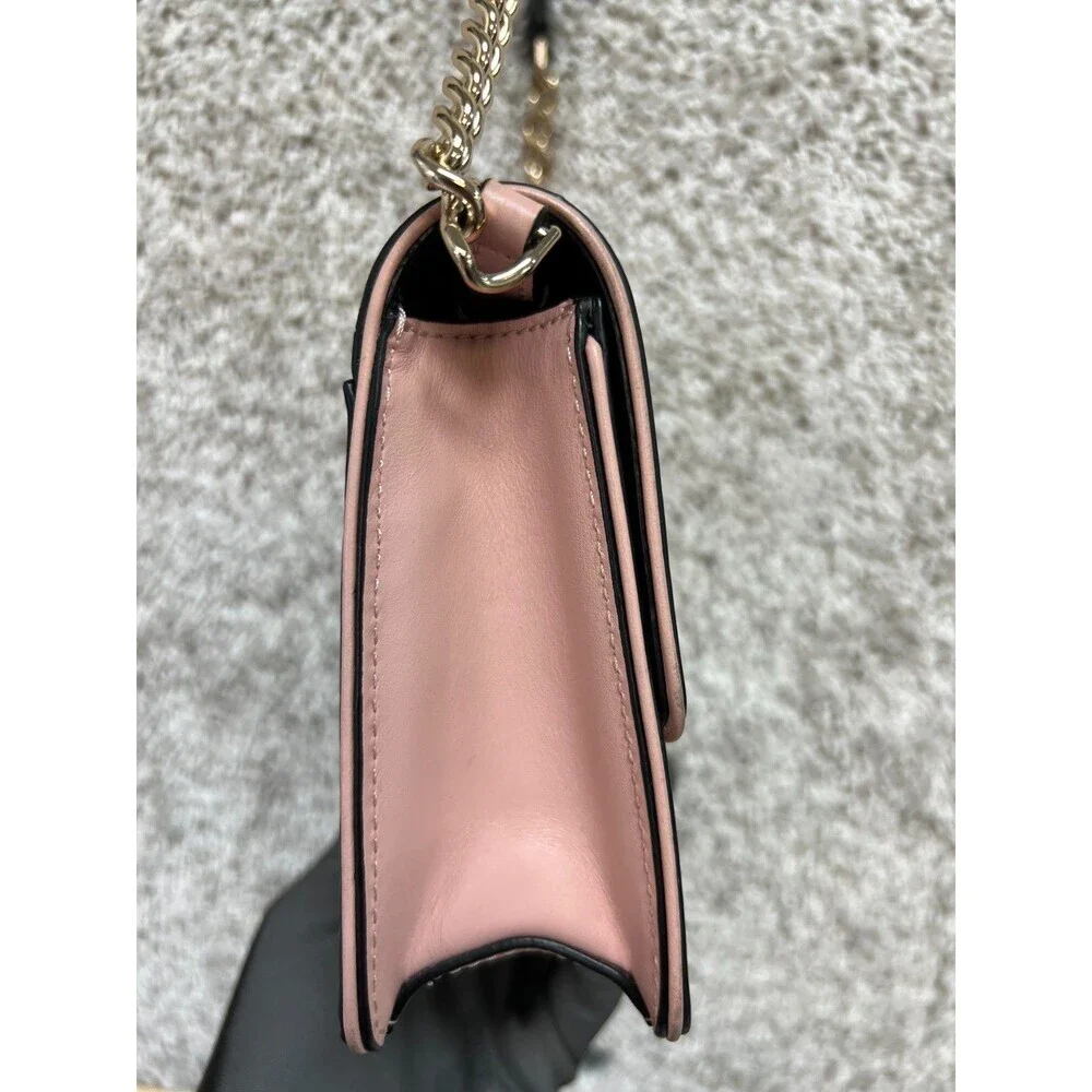 Kate Spade Neve Medium Convertible Flap Shoulder Bag - Rosy Cheeks/black/sparrow